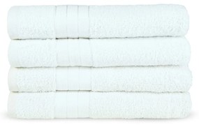 Бели памучни кърпи в комплект от 4 бр. от тери 50x100 cm – Good Morning