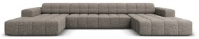 Светлокафяв ъглов диван (U-образен) Chicago - Cosmopolitan Design