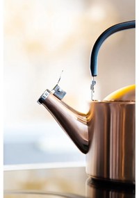 Чайник от неръждаема стомана в меден цвят 1,5 l Diamante – Vialli Design