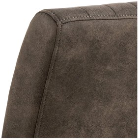 Тъмносиви трапезни столове в комплект от 2 броя Adele - Actona