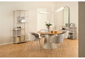 Кръгла трапезна маса с дъбов плот ø 120 cm Soli – Actona