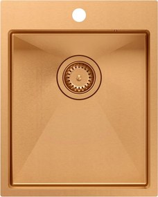 Стоманена мивка RUSSEL 90 COPPER