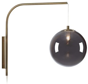 Стенна лампа в черно-бронзов цвят (дължина 47,5 cm) Dione - Markslöjd