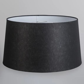 Модерна висяща лампа стомана с абажур 45 см черен - Combi 1