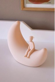 Светлорозова детска нощна лампа Moon Shell – Cam Cam Copenhagen