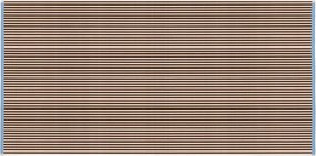 Кафява/кремава памучна хавлиена кърпа от тери 70x140 cm Gobo – noo.ma