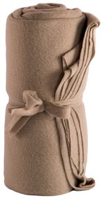 Кафяво одеяло от флийс 130x160 cm Riso – Tiseco Home Studio