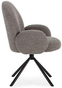 Сив фотьойл Dario - Marckeric