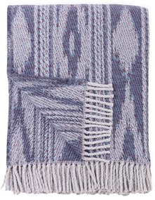 Синьо одеяло със съдържание на памук , 140 x 180 cm Zanzibar - Euromant