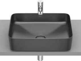 Умивалник за монтаж върху плот, InspiraSquare, 500 x 370mm, Onyx