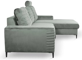 Ъглов диван Consuegra-Сив