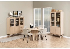 Кремав трапезен стол Becca - Actona