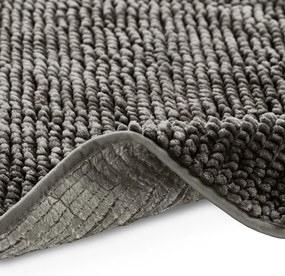 Тъмносиви килими за баня в комплект 2 бр. WC 80x50 cm Bati – Restilo