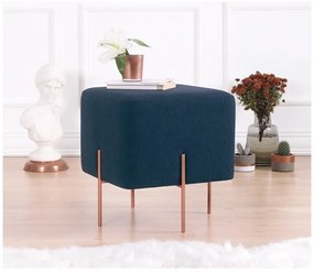 Тъмносиня табуретка Copper – Artie