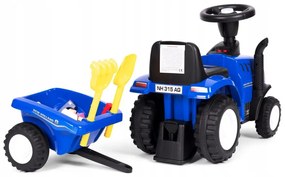 Син трактор NEW HOLLAND с борд и инструменти