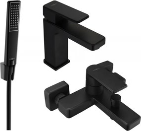 Mexen Mino R72 комплект за баня, черен - 72403R72-70
