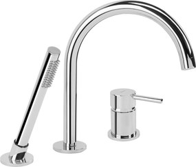 Смесител за Вана с 3 Отвора Rea Lungo Chrome