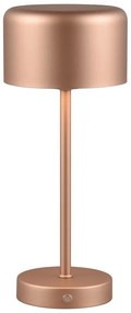 LED настолна лампа с възможност за димиране от мед (височина 30 cm) Jeff - Trio