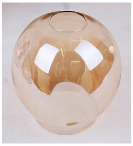 Черно висящо осветително тяло със стъклен абажур Aspa - Candellux Lighting