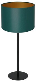 Настолна лампа ARDEN 1xE27/60W/230V Ø 25 см зелена/златиста