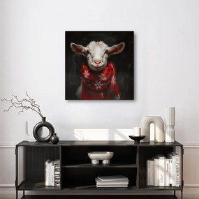 Картина на платно Коледна – Сладка коза