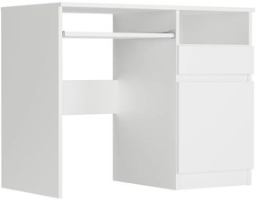 Модерно писалище с шкаф 96x50 cm - различни цветови варианти Бял