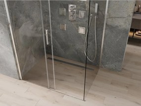 Mexen Omega плъзгаща се душ кабина 100 x 80 см, прозрачна, хром - 825-100-080-01-00