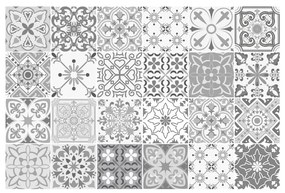 Комплект от 24 декоративни стикера за стена , 20 x 20 cm Gythio - Ambiance