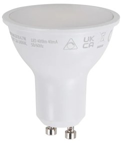 Интелигентна димируема LED крушка GU10 50mm Опал RGBW 4.7W 400lm 2700-6500K