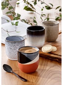 Черно-бяла керамична чаша Cafe, 300 ml - Ladelle