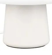 Бяла настолна лампа със стъклен абажур (височина 27 cm) Steen – Trio