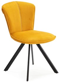 Жълти трапезни столове в комплект от 2 Simbra - Marckeric