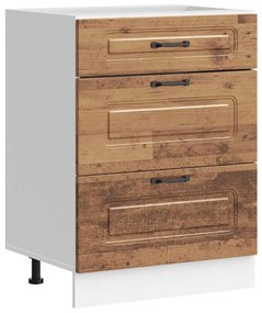 854287 vidaXL Кухненски шкаф, "Kalmar", старо дърво, инженерно дърво