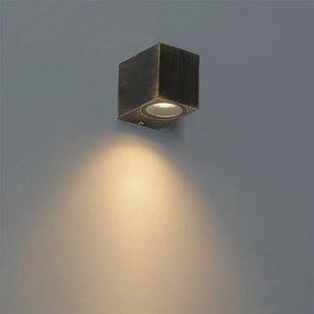 Модерен стенен аплик антично злато IP44 - Baleno