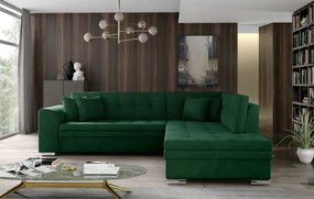 Ъглов диван Pueblo-Right-Green