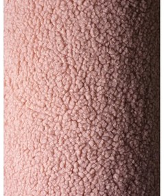 Розова детска възглавница за диван от букле Teddy Pouch – Wigiwama