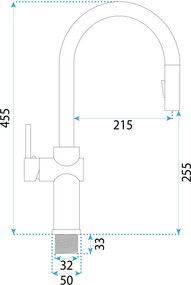 Смесител за кухня Rea Fresh High Titan