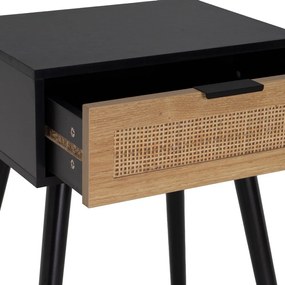 Черно нощно шкафче – Casa Selección