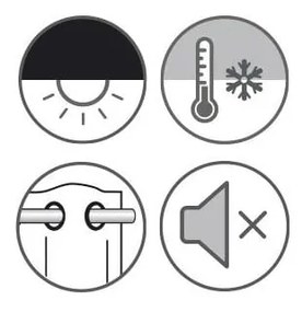 Тъмносива завеса 135x245 cm Circles – Sehlbach