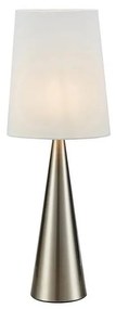 Markslöjd 108624 - Настолна лампа CONUS 1xE14/40W/230V бяла/матов хром