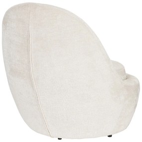 Кремаво кресло Nash – White Label