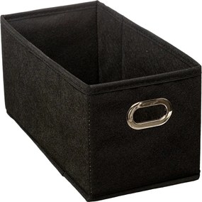 Кутия за съхранение 5five Mix & Modul, Меланж, 15x31 cm - Черен