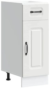 853457 vidaXL Кухненски шкаф, "Kalmar", бял, инженерно дърво