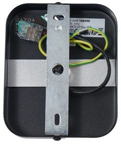 Дизайнерски плафон черен GU10 70мм въртящ се и накланящ се - Vo