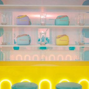 Хладилна чанта Polarbox Pop, 6 литра, Включени 2 кутии за обяд, Запазва студено до 24 часа, Лилав/Оранжев