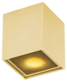 Дизайнерски повърхностно монтиран прожектор златен GU10 50mm - Qubo Honey