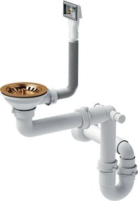 Стоманена мивка ANTHONY 60 COPPER
