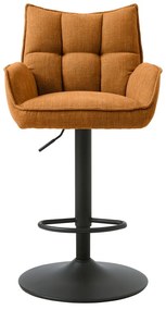 Оранжеви бар столове в комплект от с регулируема височина 2 бр. Marilla – Unique Furniture