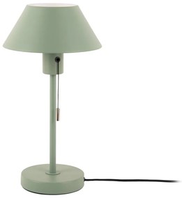 Зелена настолна лампа с метален абажур (височина 36 см) Офис Ретро - Leitmotiv
