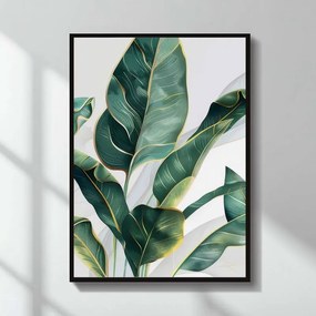 Картина „Botanical Leaves“ в МДФ рамка, размери 50 × 70 см.
